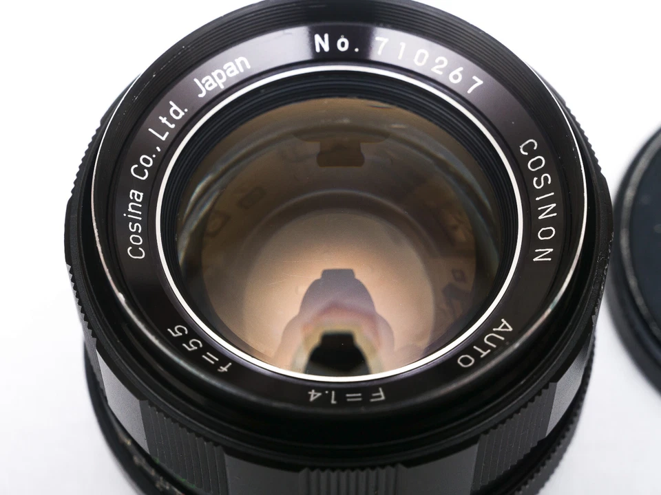 CLAed! Lente Cosina Cosinon Auto (Tomioka Planar) 55 mm f/1,4 m42 DSLR/sin espejo Foto 2 de 4