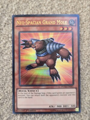 YUGIOH Ultra Rare Neo-Spacial Grand Mole DUSA-EN061 1st Edition