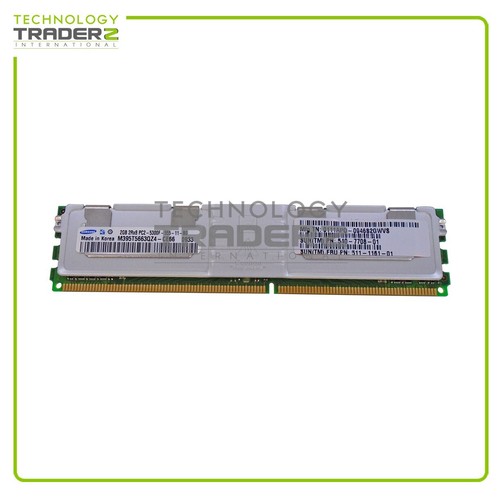 LOT OF 4 540-7708-01 SUN 2GB PC2-5300 DDR2 667MHz ECC 2Rx8 Memory 511-1161-01 - 第 1/1 張圖片