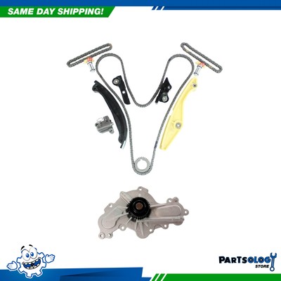 DNJ TK4213AWP Timing Chain Kit with Water Pump For 11-17 Ford 3.5L V6 DOHC 24V