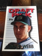 1994 Topps Baseball Draft Pick #406 Doug Webb