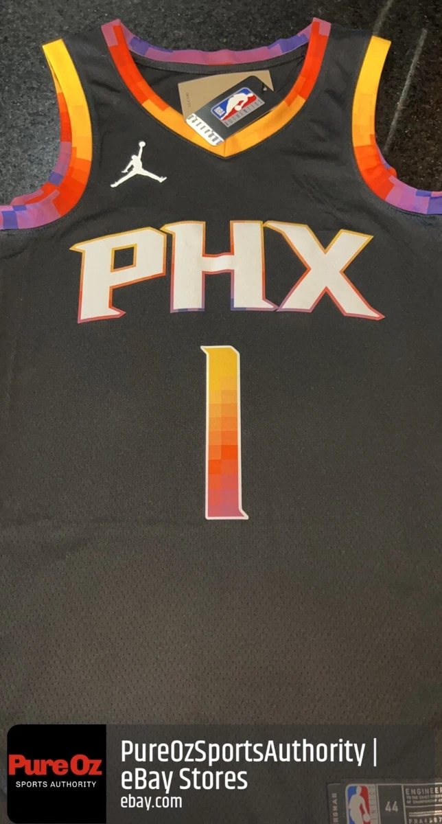 Black Jordan NBA Phoenix Suns Booker #1 T-Shirt