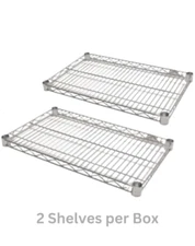 Chrome Commercial Wire Shelving Heavy Duty Rack Storage Kitchen Organizer 18"x24