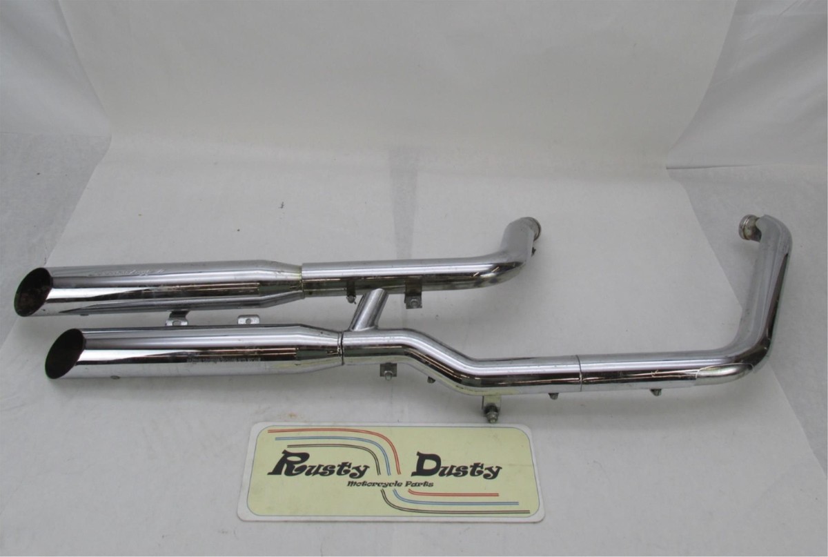 Harley Screamin Eagle II Fat Boy Deuce FXSTD Exhaust Muffler