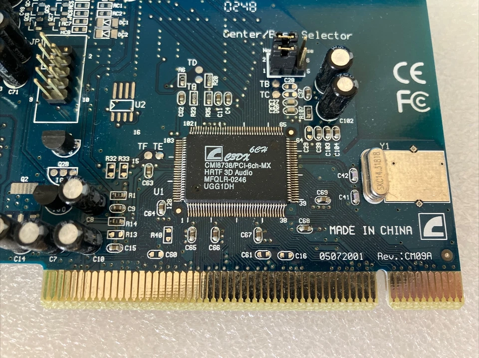 AOpen Cobra AW850 PCI Internal Sound Card GQ968 Rev. CM09A ~ - Image 2 of 4