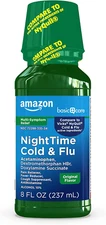 Nighttime Cold & Flu Relief, Pain Reliever, Fever Reducer, Cough Suppressant ...