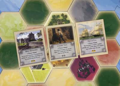 3 Pack Custom Bonus Cards compatible with Catan's Settlers of Catan