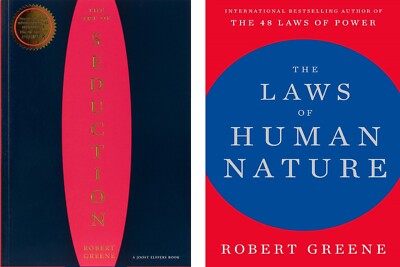 Robert Greene 2 Books Set: Art of Seduction & Laws of Human Nature