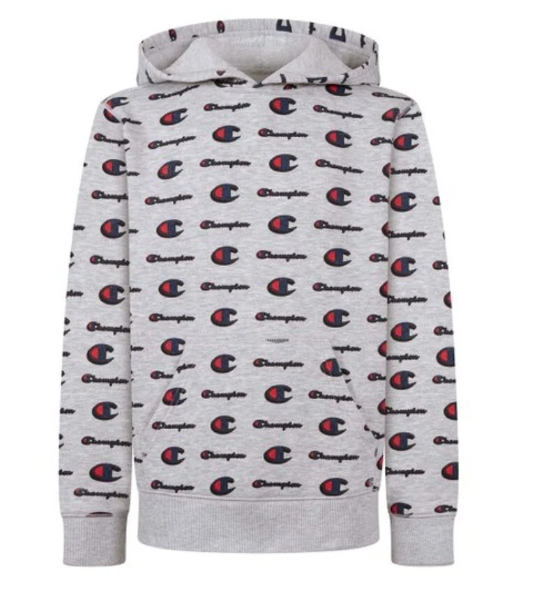 Champion sweater with champion all over it clearance 60