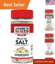 Rustic 9.5 Ounce Salt Canister - Versatile Flavor Enhancer for Every Kitchen