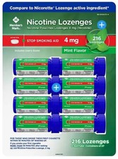 Member's Mark 4 mg Nicotine Polacrilex Lozenges 216 Pieces ALWAYS FRESH