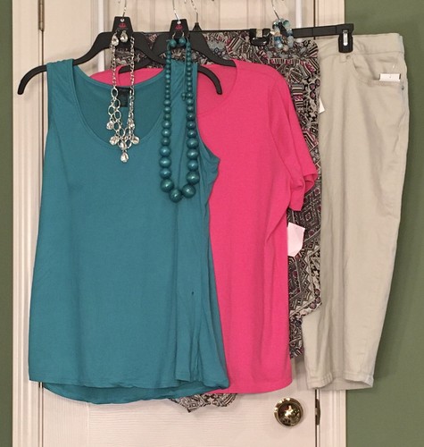 NEW Rue 21 2X Tops 2 Skirt -Gloria 20W Capris -Paparazzi | eBay