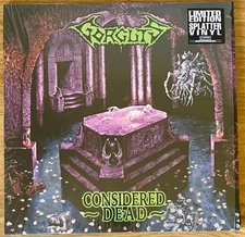 Gorguts- Considered Dead LP 2024 Listenable – POSH336 [Clear Splatter] *FR