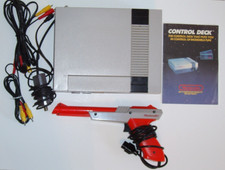 Vintage Nintendo Entertainment System, 1985 Model No. NES-001, Missing Parts