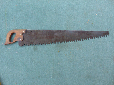 Vintage WARRANTED SUPERIOR TWO MAN SAW 41'' OA