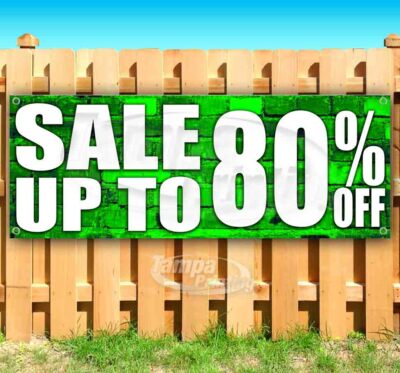 SALE UP TO 80% OFF Advertising Vinyl Banner Flag Sign Many Sizes USA DEALS