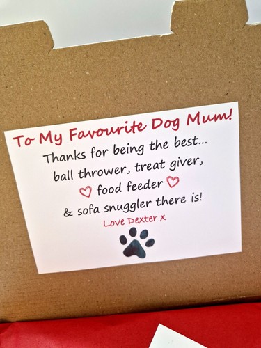 Dog Dad / Dog mum - Hug In A Box Gift Mini Hamper - Letterbox gift from the pet - Picture 9 of 18