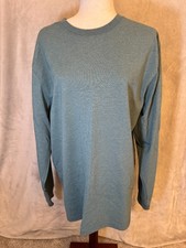 Carhartt Men  s Long Sleeve T-Shirt Loose Fit Green Graphic T-Shirt Size Medium