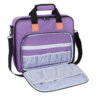 Paarse Opbergtas voor Diamond Painting met 60 Vakken Accessoires