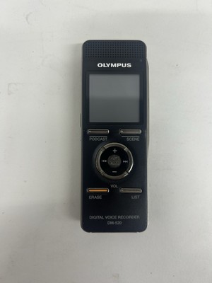 Olympus DM-520 Digital Voice Recorder with Built-in Microphone - Tested/Working