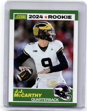2024 Score #8 J.J. McCarthy 35th Anniversary Rookies Dynamics