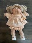 Cabbage Patch Kid Doll Blonde Yarn Hair Vintage 1983