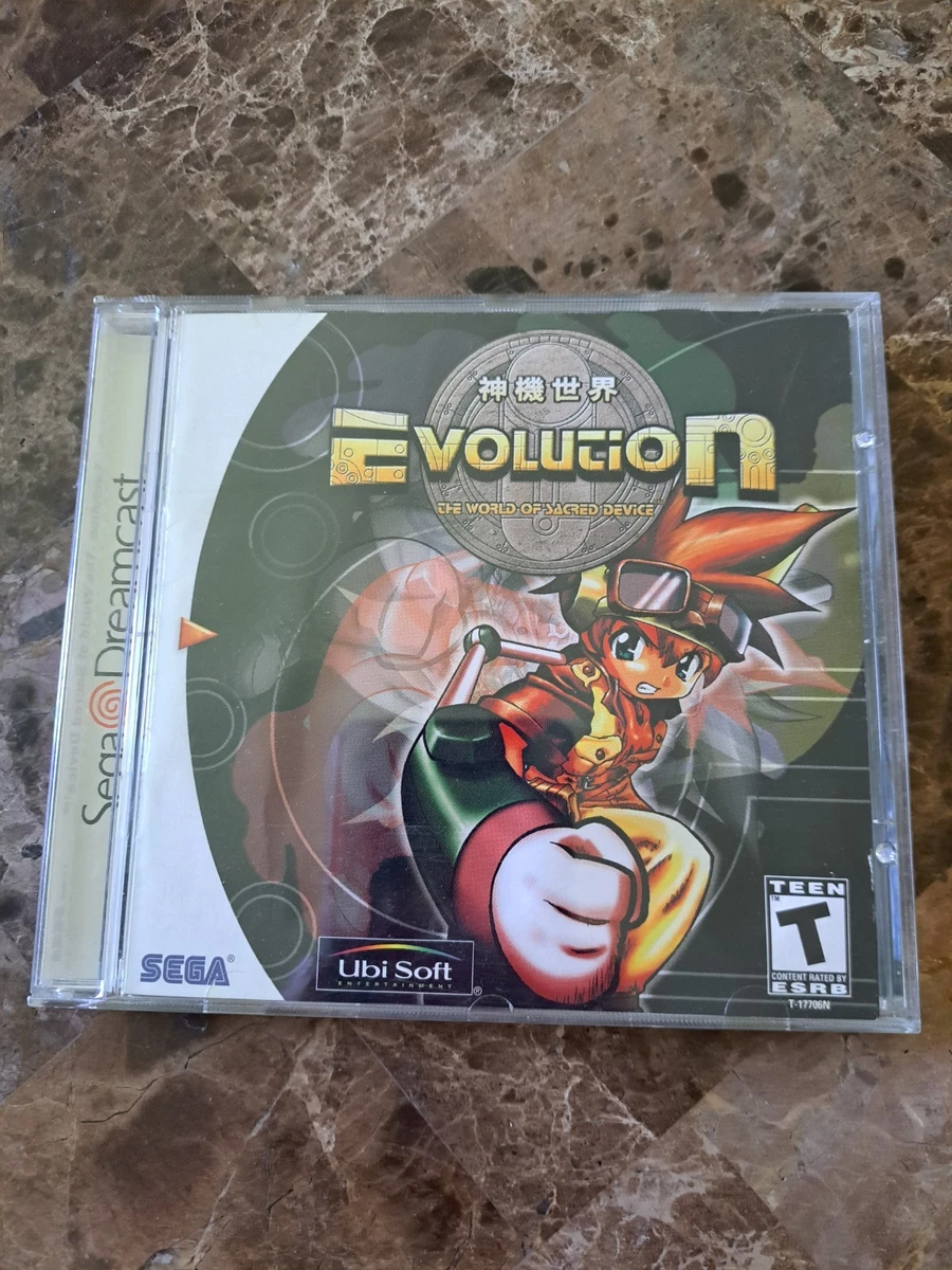 DC ドリームキャスト『Evolution エボリューション』デカジャケット Evolution: The World of Sacred Device (Sega Dreamcast, 1999) for