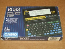 Casio BOSS SF 8000 PDA business organizer scheduling system 64kb