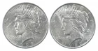 1923 & 1922 & Peace Silver Dollar $1 Bullion Collection Lot *859