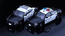Rollin 1:64 08 Charger Los Angeles County Sheriff 2-car set Diecast Collect Car