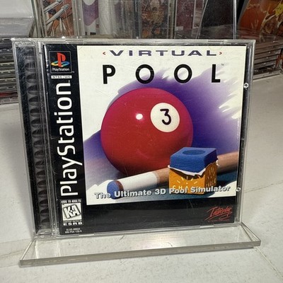 Virtual Pool (Sony PlayStation 1, 1996) PS1 Complete CIB - Black Label