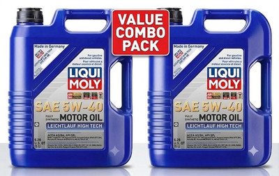 LIQUI MOLY 2332 Leichtlauf High Tech 5W-40 Full Synthetic Engine Oil 5L - 2 pack
