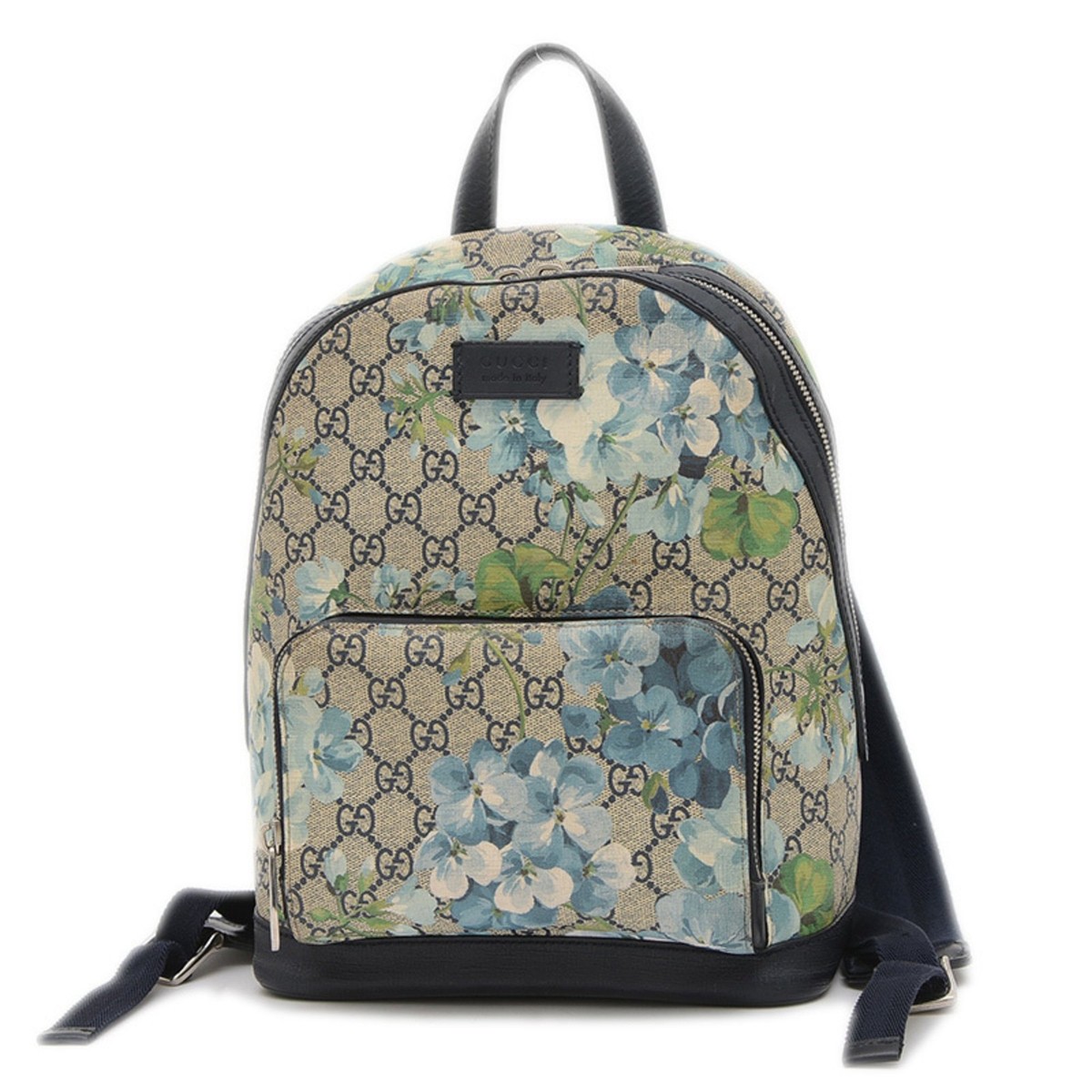 Gucci GG Blooms Backpack Canvas Blue 546327 *Sold item