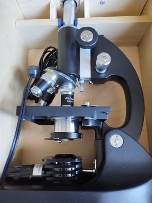 Microscope In Custom Box