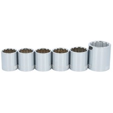 Craftsman 6-piece 12-in Drive 12-point Metric Socket Set - Cmmt34575 Craftsman 6-piece 12-in Drive 12-point Metric Socket Set - Cmmt34575