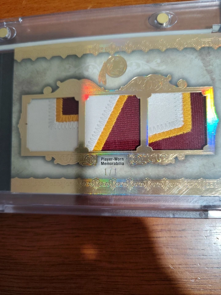 Robert Griffin III  1/1 Topps  Autographed Three-Piece Memorabilia Boolet 1/1 - Image 4 of 4