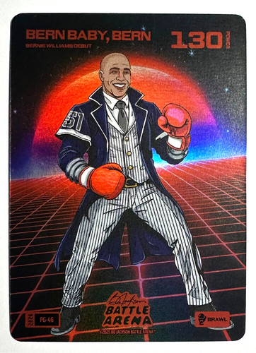 2026 Bo Jackson Battle Arena Bern Baby, Bern Power Glove SP Bernie Williams