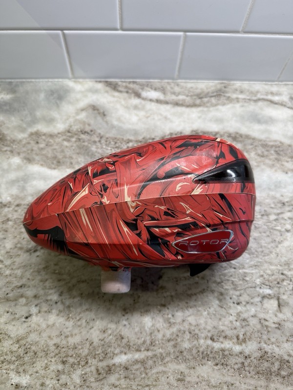 Dye Rotor Paintball Hopper Rare Red Liquid With Matching Speed Loader