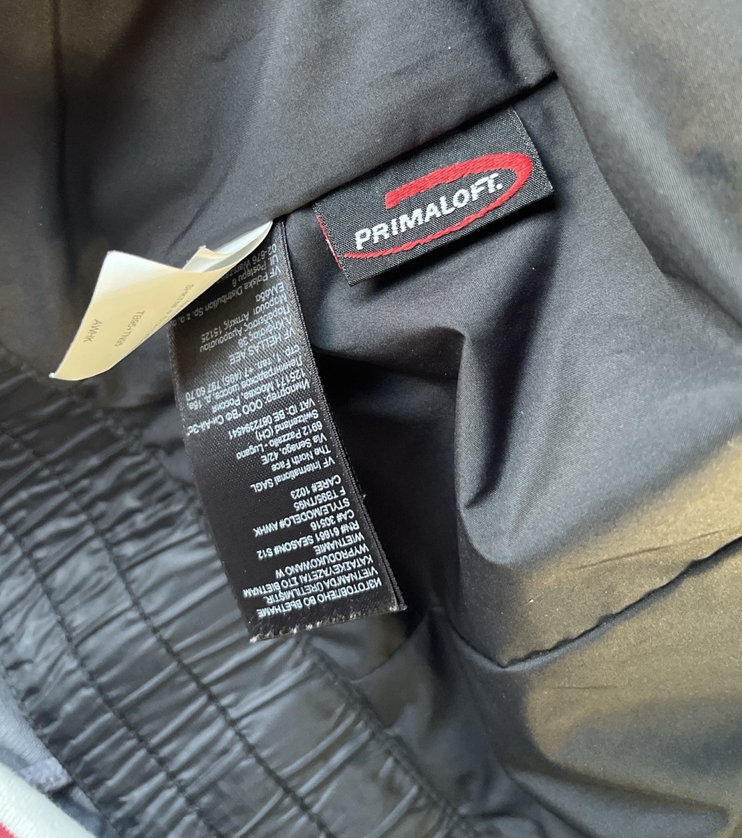 The North Face Women's Black Primaloft Hooded Puffer Jacket M Full