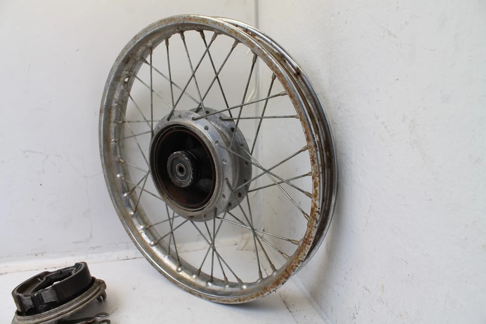 Llanta delantera Yamaha Trailmaster 80 1965 YGS1 YG1 Y-20 94414-16125-00 1,40x16 Foto 3 de 4