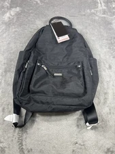 BAGGALLINI All Day Backpack With RFID Protection Nylon Backpack + Wristlet Black