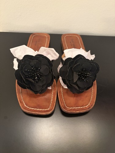 Kate Spade New York Flower Slides Sandals Made In Italy Size 8