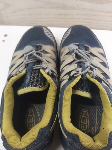 Keen Mens Versatrail Sneakers Shoes 8 Hiking Trail Mesh Bungee Blue - Picture 5 of 13