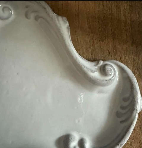 Astier de Villatte Dolly Teller 6 Zoll (15 cm) x 4,3 Zoll (11 cm) gebraucht JAPAN - Bild 3 von 5