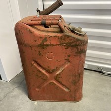 Vintage Red 5 Gallon Jerry Can Jeep Off Road Ratrod