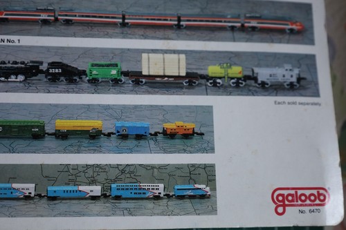 set trains TGV Micro Machines Galoob High-Speed Bullet No. 6470 - Imagen 4 de 5