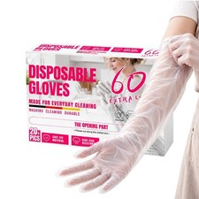 Cleaning Gloves 20 Pieces Pull-Out Household Cleaning Long Gardening 60cm/23.6in