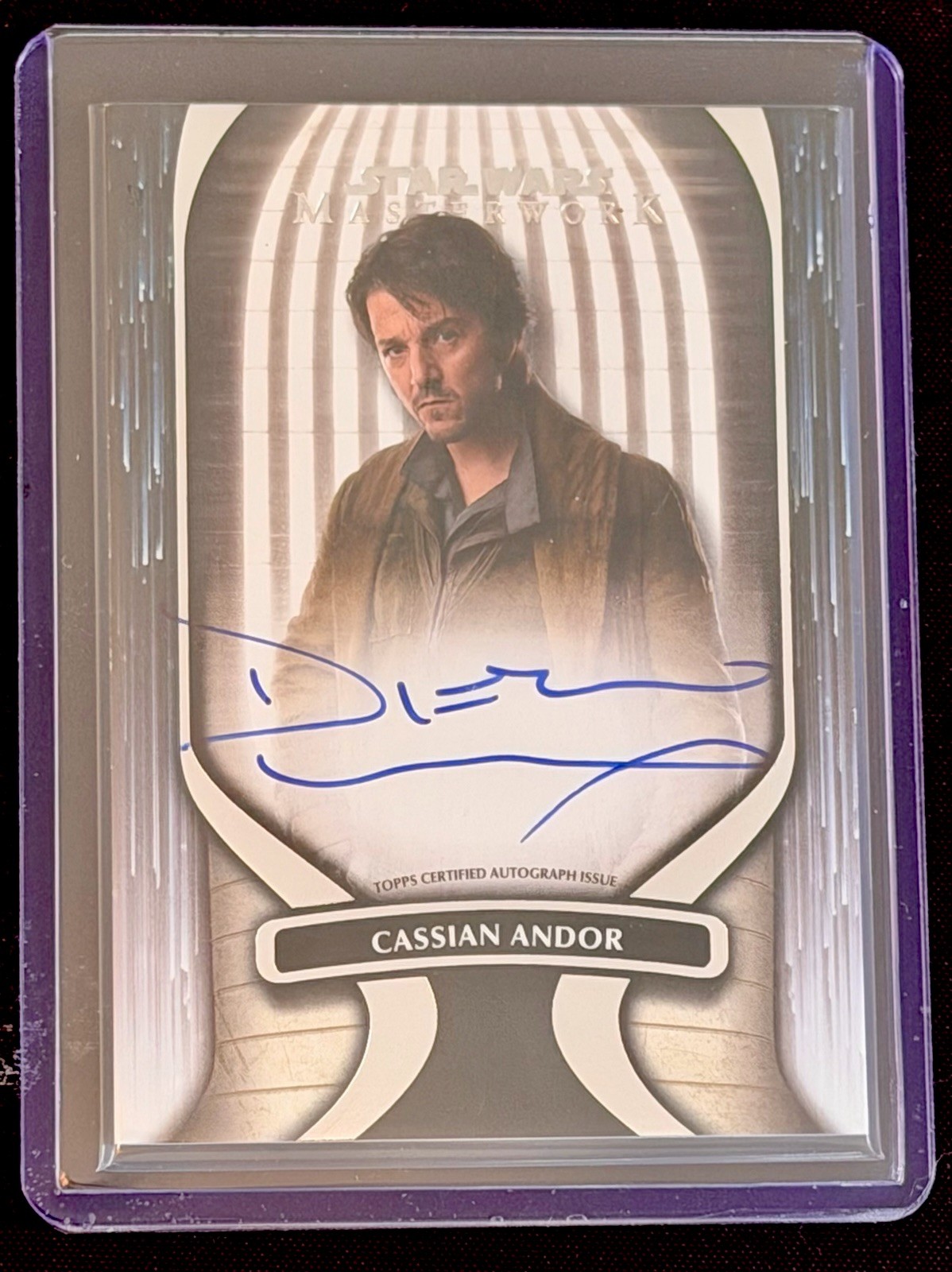 2025 TOPPS STAR WARS MASTERWORK AUTO DIEGO LUNA AS CASSIAN ANDOR