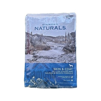 Diamond Naturals Skin & Coat Salmon Dry Dog Food Omega Probiotics Superfoods