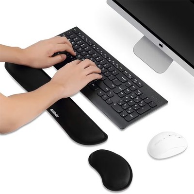 GEMEK Tastatur Handballenauflage Pad & Maus Unterstützung Gaming Computer Laptop, schwarz Pack